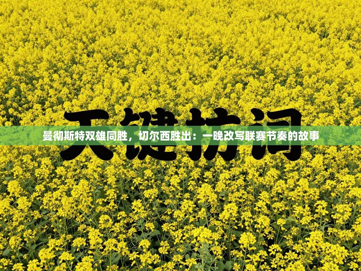 曼彻斯特双雄同胜，切尔西胜出：一晚改写联赛节奏的故事  第2张